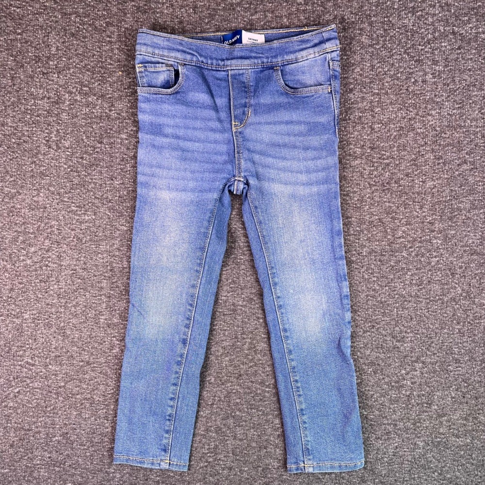 Old Navy Skinny Jeans‎ Kids 5T Blue Jegging Casual Adjustable Waist Medium Wash - Picture 6 of 12